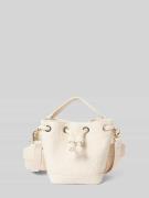 VALENTINO BAGS Handtasche mit Strukturmuster Modell 'SAMBA' in Ecru, G...