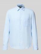 Marc O'Polo Regular Fit Freizeithemd aus reinem Leinen in Hellblau, Gr...