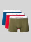 Tommy Hilfiger Trunks aus Baumwoll-Mix im 3er-Pack in Rot, Größe XXL