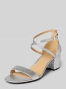 MICHAEL Michael Kors Sandalette mit Blockabsatz Modell 'SERENA' in Sil...
