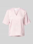 Selected Femme Regular Fit Blusenshirt mit V-Ausschnitt Modell 'LENA' ...