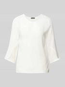More & More Regular Fit Blusenshirt mit Rundhalsausschnitt und 3/4-Arm...