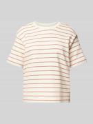 JAKE*S STUDIO WOMAN Cropped T-Shirt mit geripptem Rundhalsausschnitt i...