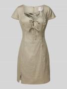 Guess Minikleid mit Schnürung Modell 'ISABEAU' in Schilf, Größe XS