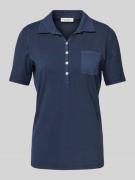 Marc O'Polo Regular Fit Poloshirt aus reiner Baumwolle in Marine, Größ...