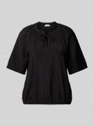 s.Oliver RED LABEL Relaxed Fit Blusenshirt aus Viskose-Mix in Black, G...