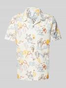 Mazine Freizeithemd mit Resortkragen in Offwhite, Größe XL