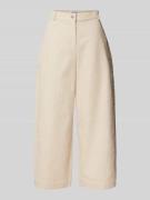JAKE*S STUDIO WOMAN Culotte mit Strukturmuster in Ecru, Größe 36