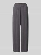 Jake*s Casual Wide Leg Stoffhose aus Viskose-Leinen-Mix in Dunkelgrau,...