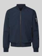 s.Oliver RED LABEL Regular Fit Blouson mit Stehkragen in Dunkelblau, G...