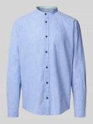 Tom Tailor Regular Fit Freizeithemd aus Leinen-Baumwoll-Mix in Blau, G...