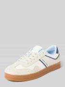 Tommy Jeans Low Top Sneaker aus reinem Leder in Hellblau, Größe 36