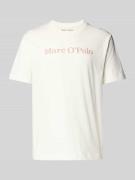 Marc O'Polo Regular Fit T-Shirt aus reiner Baumwolle in Offwhite, Größ...