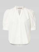 Christian Berg Woman Selection Regular Fit Bluse mit Puffärmeln in Wei...