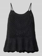 Only Regular Fit Stricktop aus Baumwoll-Mix Modell 'MARY LIFE' in Blac...