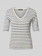 Weekend Max Mara T-Shirt mit V-Ausschnitt Modell 'OPZIONE' in Blau, Gr...