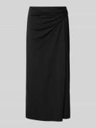 Weekend Max Mara Midirock mit seitlicher Raffung Modell 'MEMO' in Blac...