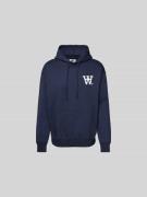 Wood Wood Oversized Hoodie aus Baumwolle in Marine, Größe L