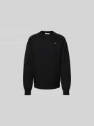 Wood Wood Oversized Sweatshirt mit Stehkragen in Black, Größe M