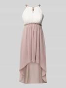 Jake*s Cocktail Cocktailkleid mit Ziersteinbesatz in Mauve, Größe 46