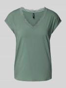 Vero Moda Regular Fit Blusentop mit V-Ausschnitt Modell 'BELLA' in Lin...