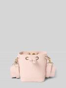 VALENTINO BAGS Handtasche mit Strukturmuster Modell 'SAMBA' in Rose, G...