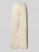 Review Baggy Fit Jeans aus reiner Baumwolle in Offwhite, Größe 25
