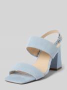 Högl Sandalette mit Blockabsatz in Hellblau, Größe 40