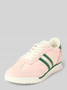 Tommy Jeans Low Top Sneaker aus echtem Leder in Rosa, Größe 39