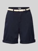 s.Oliver RED LABEL Regular Fit Chinoshorts mit geflochtenem Gürtel in ...