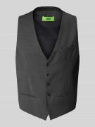 CINQUE Anzugweste mit V-Ausschnitt Modell 'Castello' in Mittelgrau, Gr...