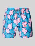 BOARDIES Badehose mit elastischem Bund Modell 'Sully Floral' in Pink, ...