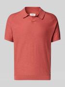 s.Oliver RED LABEL Regular Fit Poloshirt mit Flammgarnstruktur in Hell...