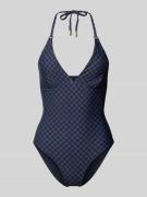 JOOP! Collection Badeanzug mit Neckholder in Marine, Größe 36