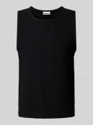 REVIEW Top mit Rundhalsausschnitt in Black, Größe L