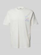 Only & Sons Oversized T-Shirt mit Label-Print in Offwhite, Größe L