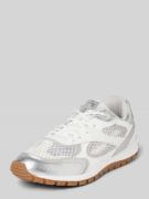 Marc O'Polo Low Top Sneaker mit weitmaschigem Mesh-Einsatz in Silber, ...