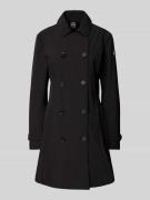 Colmar Originals Trenchcoat mit Ärmelriegel in Black, Größe 38
