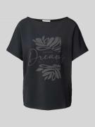Christian Berg Woman T-Shirt mit Rundhalsausschnitt in Black, Größe L