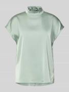 Jake*s Collection Regular Fit Blusenshirt mit Stehkragen in Lagune, Gr...