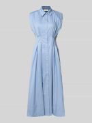 Copenhagen Muse Midikleid mit gelegten Falten Modell 'SHIRLEY' in Hell...