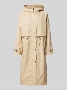 Soyaconcept Mantel mit Kapuze Modell 'LORA' in Beige, Größe L