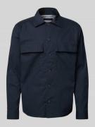 Marc O'Polo Comfort Fit Overshirt mit Baumwoll-Anteil in Marine, Größe...