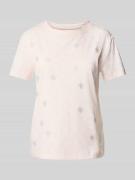 Guess Activewear T-Shirt mit geripptem Rundhalsausschnitt Modell 'CHRY...