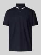 Christian Berg Men Poloshirt mit kurzer Knopfleiste und Logo-Print in ...