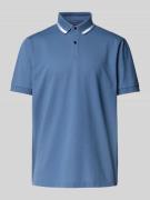 Christian Berg Men Poloshirt mit kurzer Knopfleiste und Logo-Print in ...