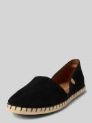Verbenas Espadrilles aus Leder Modell 'CARMEN SERRAJE' in Black, Größe...