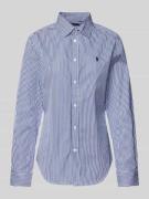 Polo Ralph Lauren Regular Fit Hemdbluse mit Logo-Stitching in Royal, G...