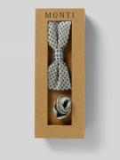 Monti Seidenfliege im Set mit Einstecktuch in Gruen, Größe 1