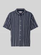 Jack & Jones Freizeithemd mit Reverskragen Modell 'EENZO' in Marine, G...